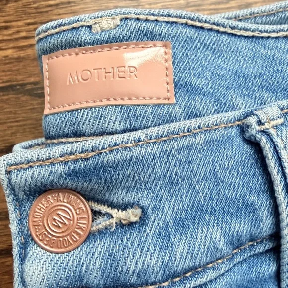 MOTHER - The Insider Crop Step Fray - Out of the Blue - size 28 - Picture 2 of 8